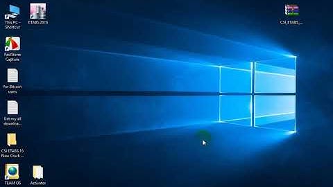 ETABS 16.2.1 INSTALL