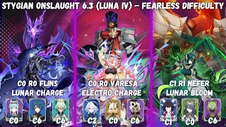 NEW Stygian Onslaught 6.3 (Luna IV) Fearless | C0 Flins, C0 Varesa, C1 Nefer, C1 Columbina, \u0026 others