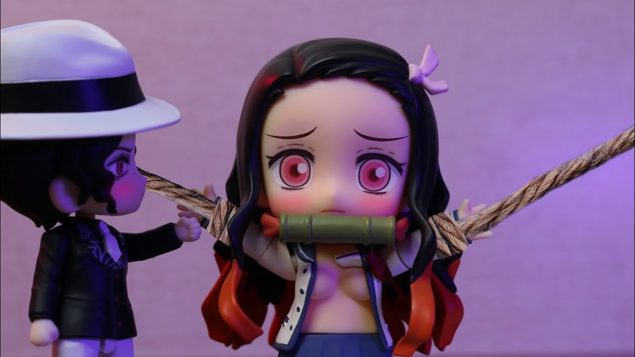 無惨様に捕まる禰豆子ちゃん！？【鬼滅の刃】【コマ撮り】【ねんどろいど】