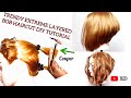 Technique facile pour rafraîchir sa coupe de cheveux#coiffure