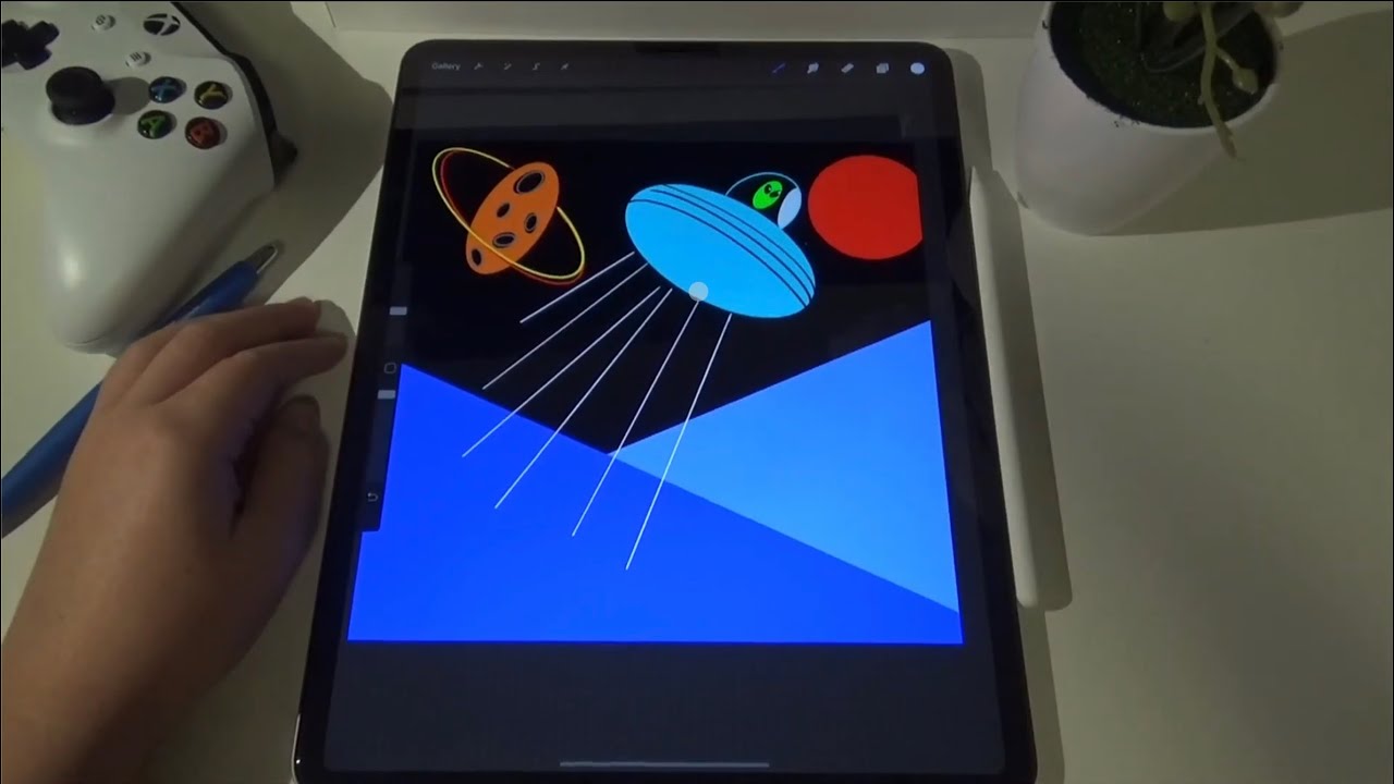 Drawing Galaxy in Procreate - YouTube