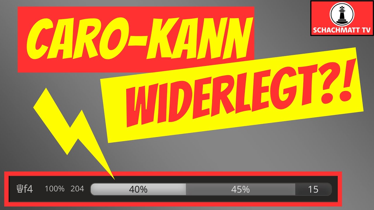 Gegen diese PROFIVARIANTE gewinnen Caro-Kann Spieler nur 15% der Partien!