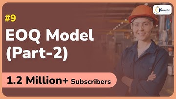 Explained: EOQ Model (Part 2) | Inventory Control | GATE Industrial Engineering & Operation Research