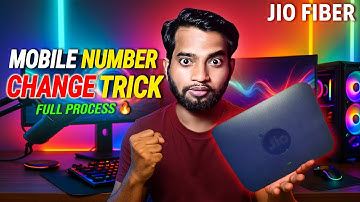Jio Fiber Mobile Number Change Kaise Karein? Full Guide Hindi 2025 | 😲