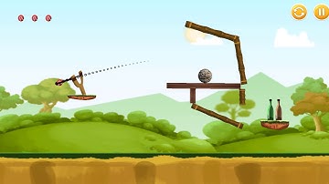 Knock down bottles level 49