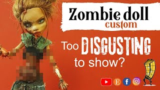 Monster High Doll Zombie Repaint OOAK | Zombie | Walking Dead Monster High Doll Zombie Repaint OOAK | Zombie | Walking Dead