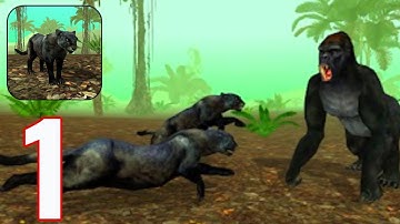 Wild Panther Sim 3D - Gameplay Walkthrough Part 1 - TUTORIAL (iOS, Android).