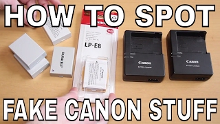How to Spot Fake Canon Batteries and Chargers - Protect Yourself from Counterfeits!