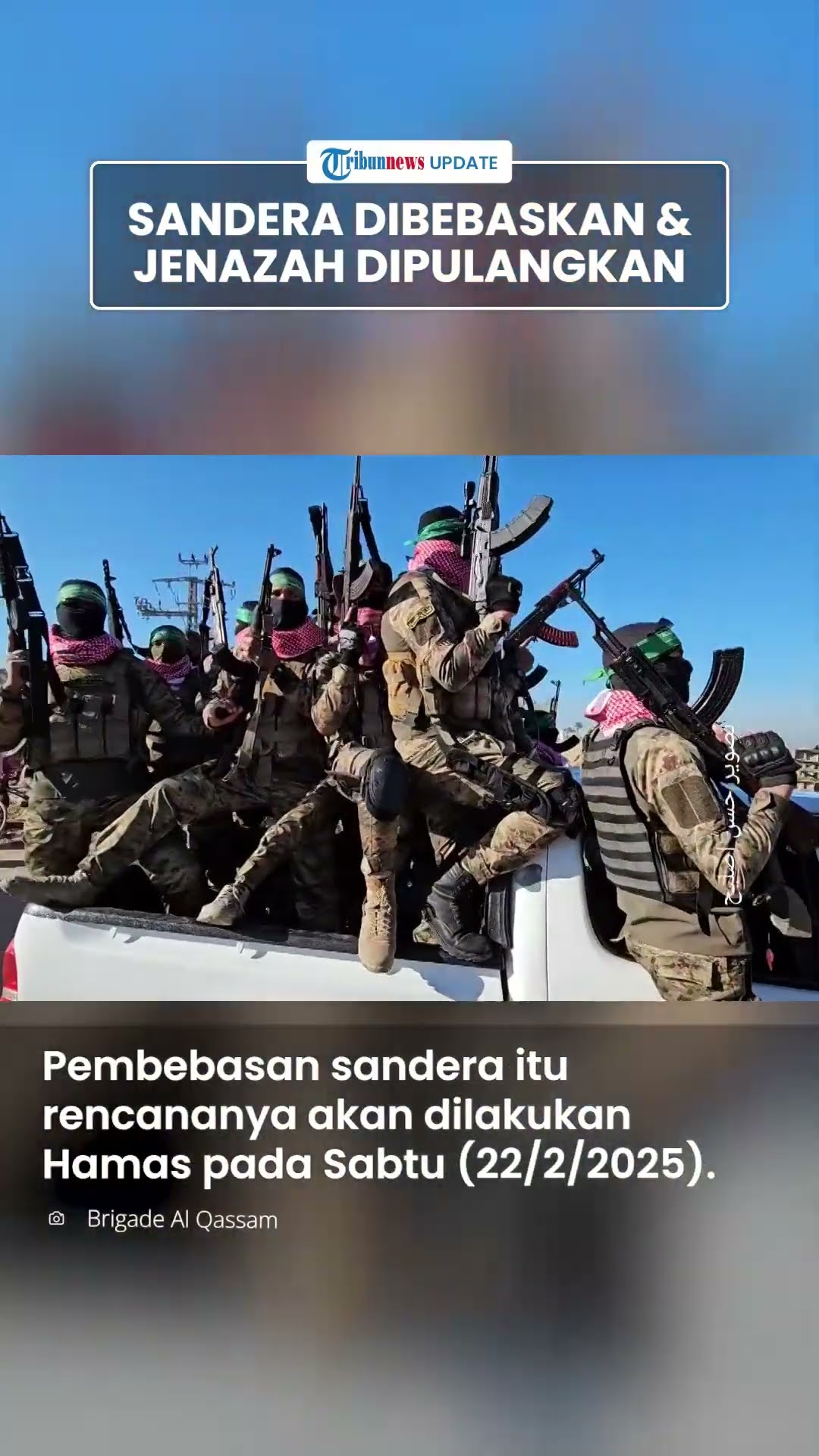 Hamas Bebaskan 6 Sandera \u0026 Pulangkan 4 Jenazah, Tegas Patuhi Gencatan Senjata Meski Israel Melanggar