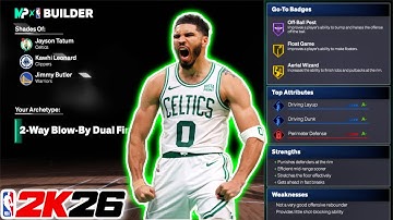 Best JAYSON TATUM Build in NBA 2K26