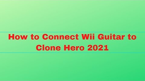 How To Connect Wii Guitar To Clone Hero! | (NO ADAPTER NEEDED) + Whammy Bar Functionality!