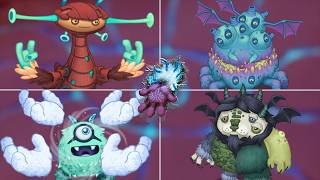 Shadow Islet - All Monsters with Rares & Commons | My Singing Monsters