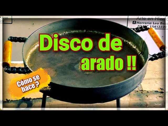 Como un DISCO de ARADO para cocinar ( Plow Disc) YouTube