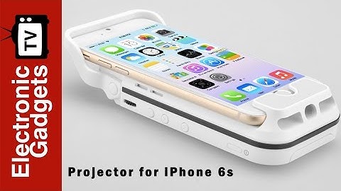 HDMI DLP Pocket Projector for iPhone 6 and for iPhone 6s with 1000:1 Contrast