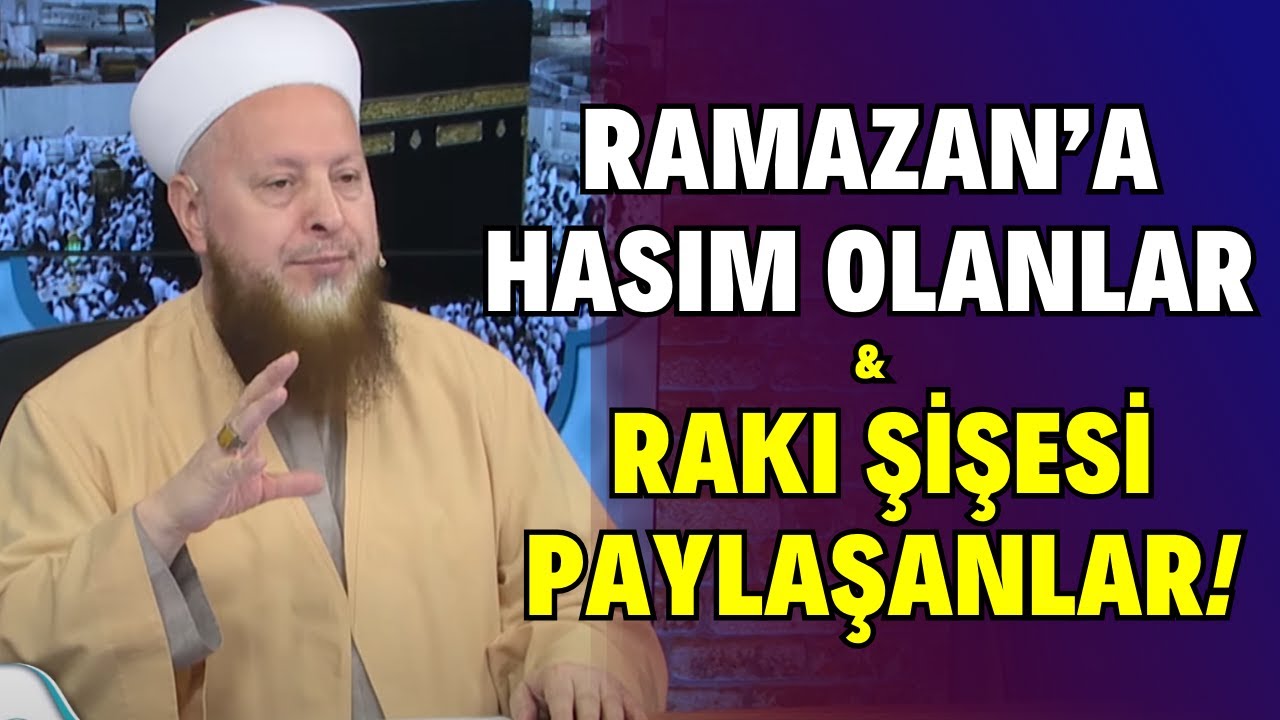 Ramazan’a Hasım Olanlar ve Rakı Şişesi Paylaşanlar!