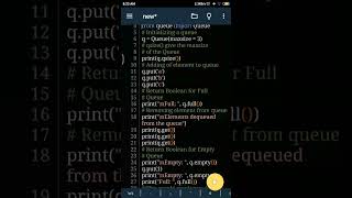 Queue Program Using Queue Module of Python Programming Language 🐍