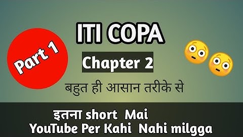 iti copa Chapter 2 Computer Hardware Basic and Software Installation [Part_1]