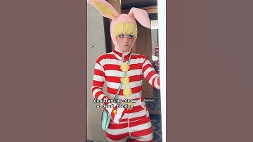 love that I only have 3 fingers in this cosplay☠️ #popeetheperformer #popee #cosplay #makeup #anime