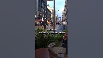 MEXICO | Francisco I. Madero Street, Mexico City 🇲🇽 #lifestyle #mexican #mexicanfood #tourism #mex