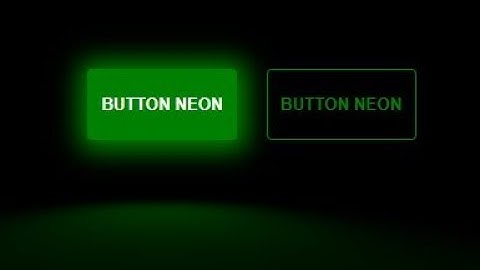 Botones con efecto neon | HTML | CSS