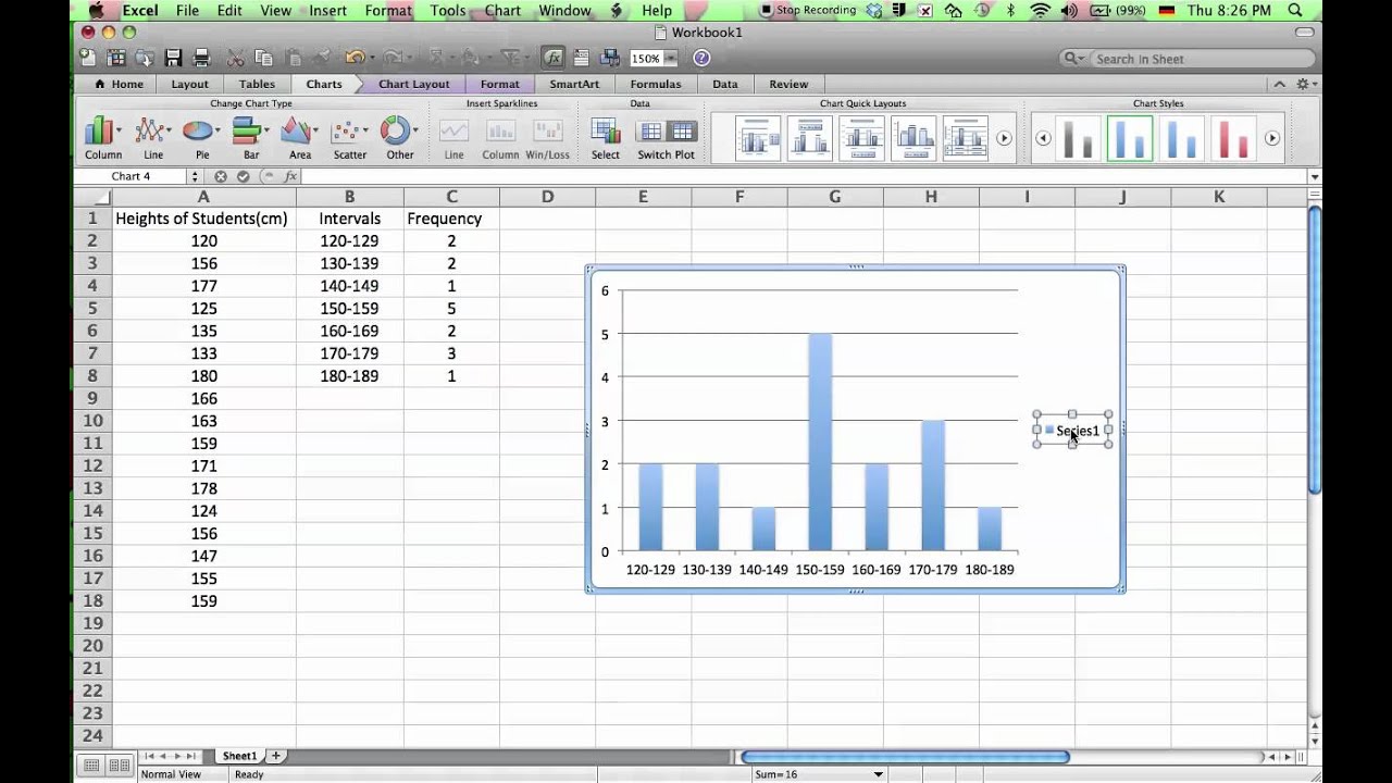 histogram excel for mac 2011