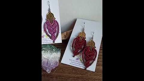 Macrame Earrings with Fatima