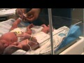 Carrillo twins 20 minutes old... Tahirah's twin boys 20 minutes old.