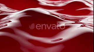 Beautiful Red Water Surface | Motion Graphics - Envato elements