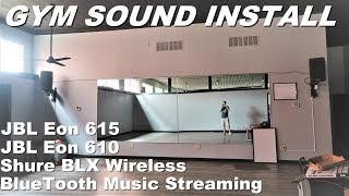 jbl music system for gym