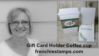 Coffee Cup Card for gift card