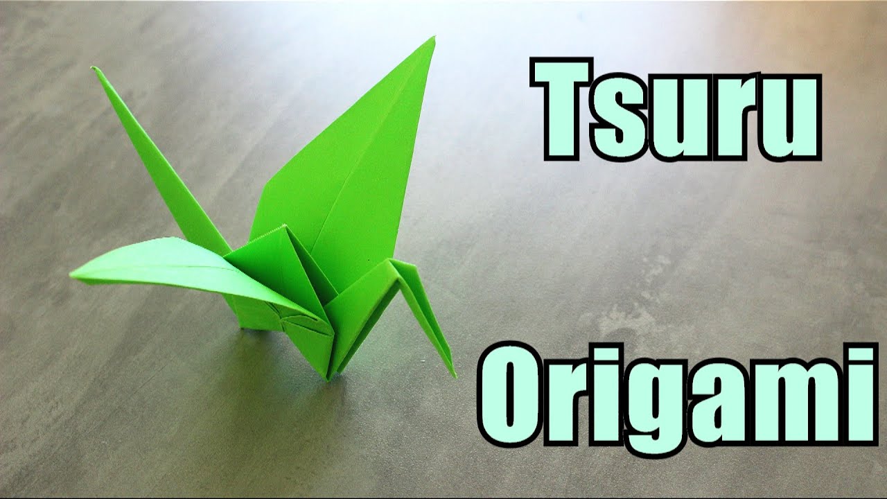 Como fazer um Tsuru (crane) Origami YouTube