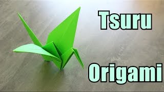 Como fazer um Tsuru (crane) - Origami