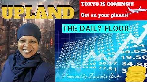 Tokyo is coming to Upland! Check out the Floor and my progress in Uplandia! Floor by Bleurain! 8/15