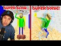 SUPER SLOW vs. SUPER SONIC Baldi! | Baldi's Basics
