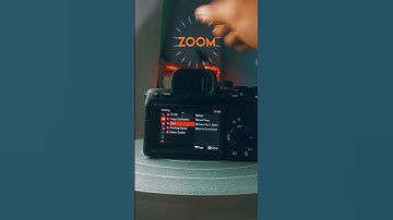 Digital Zooming Feature |Sony A7M4 Video shooting Setting #shorts #sonycamera
