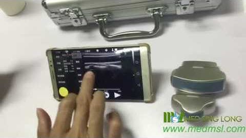 Color wireless ultrasound doppler scanner linear probe for Android phone