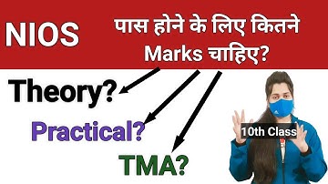 NIOS 10th Minimum Passing Marks in Theory, Practical & TMA | Nios passing criteria