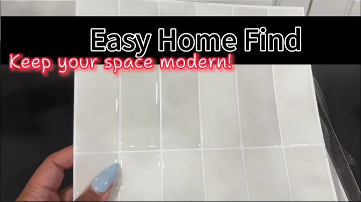 SMART TILES Peel & Stick – Quick & Stylish Backsplash for Kitchens & Bathrooms! 🏠✨