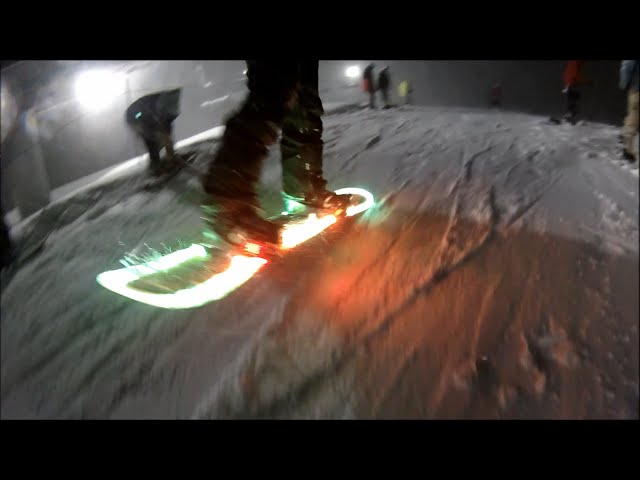 14‐15 グラトリ Flat tricks LEDでハッピーになれるスノーボードを作ってみた