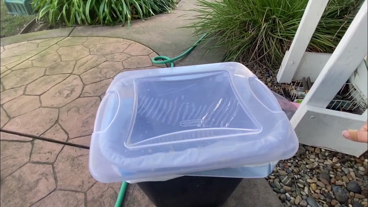Life hack Make your own garbage can lid YouTube