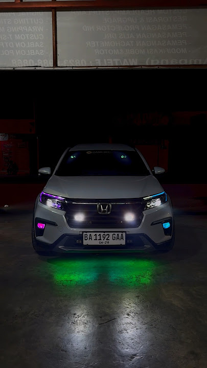 Custom full headlamp honda BRV @davidiztambulmusic dan juga matrix modul 20chanel by TDL_garage
