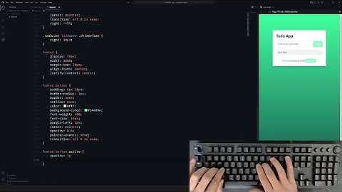 ASMR Programming - Todo List App with Javascript - No Talking