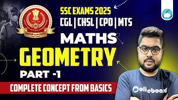 Maths Complete Geometry for SSC Exams 2025 | Class - 1