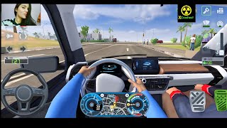 Volkswagen Golf GTI Black Car Taxi Sim Driving Gameplay🚓 screenshot 4