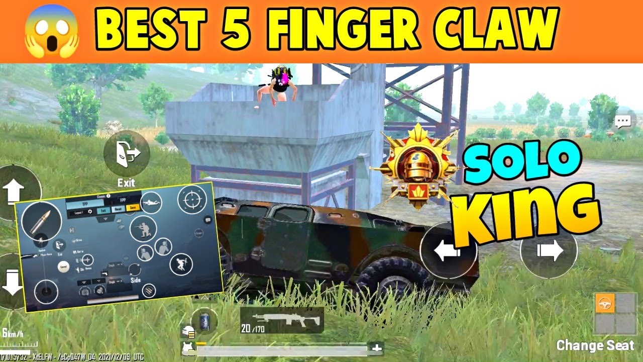 🔥Bgmi 5 Finger Claw Code | best 5 finger claw pubg mobile control code ...