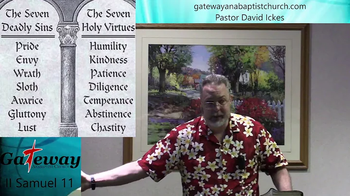 II Samuel 11 Sloth The Sin That Needs No Effort