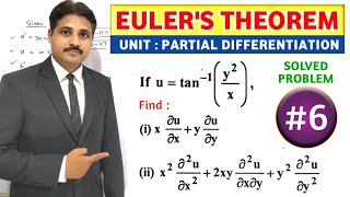 EULER'S THEOREM IN PARTIAL DIFFERENTIATION SOLVED PROBLEM 6 @TIKLESACADEMY