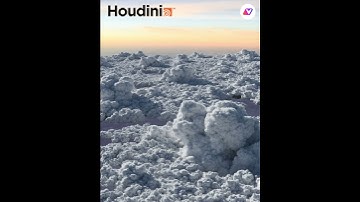 Clouds sim and rendering in Houdini - complete setup and hip file