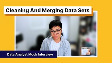 Data Analyst Interview | Cleaning and Merging a Complex Data Set