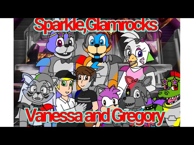 SpeedPaint Fnaf 9 glamrock freddy .. Gregory vs V by vivigatoRosa